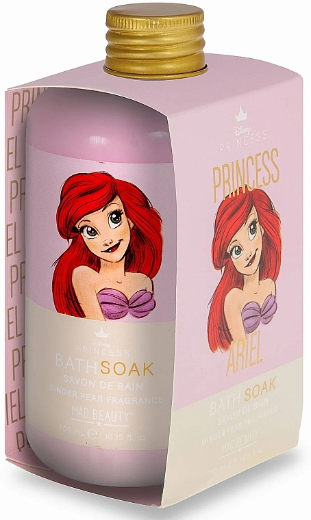 Badeschaum Ariel - Mad Beauty Pure Princess Ariel Bath Soak Ginger & Pear — Bild N1