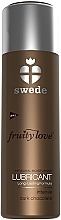 Düfte, Parfümerie und Kosmetik Aromatisiertes Gleitgel mit dunkler Schokolade - Swede Fruity Love Lubricant Intense Dark Chocolate
