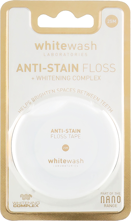 Zahnseide gegen Flecken - WhiteWash Laboratories Nano Anti-Stain Floss — Bild N1