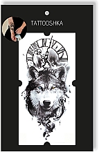 Temporäres Tattoo Unbeugsamer Wolf - Tattooshka — Bild N2