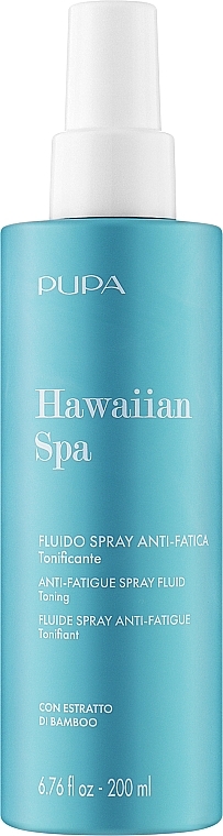 Körperfluid gegen Müdigkeit - Pupa Hawaiian Spa Anti-Fatigue Spray Fluid Toning — Bild N1