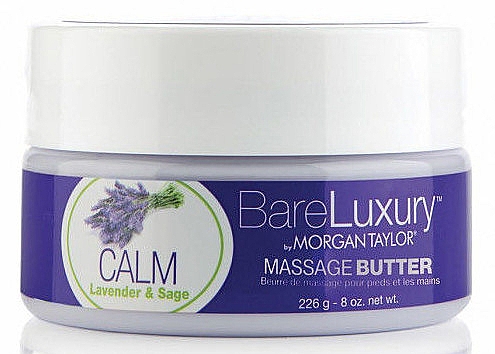 Fuß- und Handmassageöl mit mit Lavendel und Salbei - Morgan Taylor Bare Luxury Calm Lavender & Sage Massage Butter — Bild N1