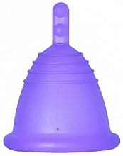 Düfte, Parfümerie und Kosmetik Menstruationstasse mit Schlaufe Größe L lila - MeLuna Sport Shorty Menstrual Cup Ring