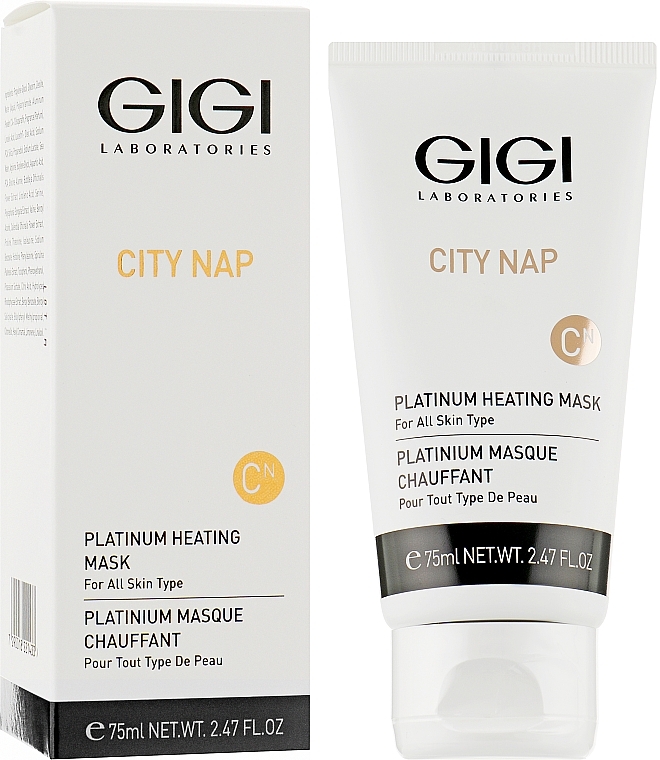 Gesichts- und Dekolletémaske aus Platin - Gigi City NAP Platinum Heating Mask — Bild N3