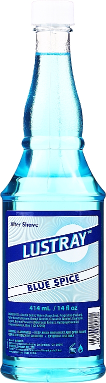 Clubman Pinaud Lustray Blue Spice - Beruhigende und feuchtigkeitsspendende After Shave Lotion — Bild N1