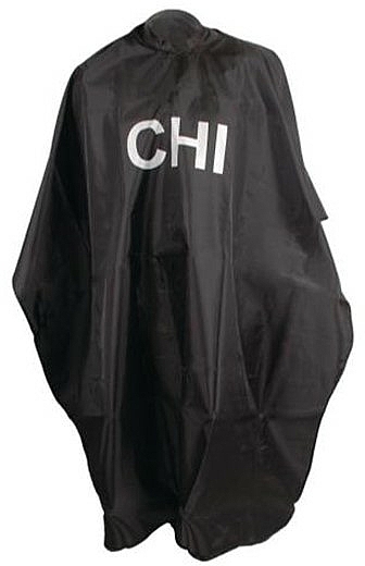 Frisiermantel - CHI Cape Black Silver Logo — Bild N1
