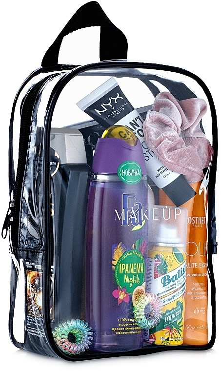 Kosmetiktasche schwarz Beauty Bag - MAKEUP (ohne Inhalt) — Foto N3