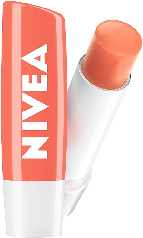 Feuchtigkeitsspendender Lippenbalsam Peach Shine - Nivea Lip Care Peach Shine Lip Balm — Bild N4