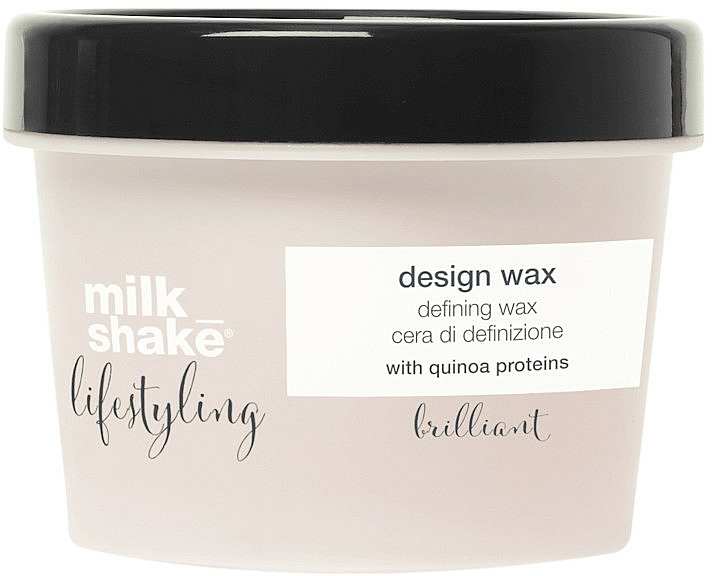 Definierendes Haarwax auf Wasserbasis mit Quinoa- und Milchproteinen - Milk Shake Lifestyling Design Design Wax — Bild N1
