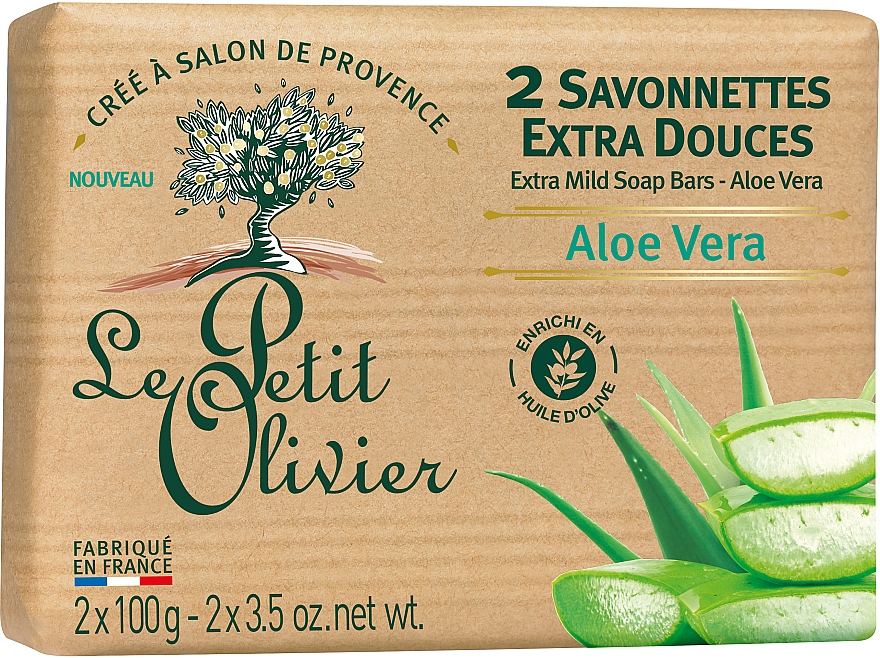 Extra sanfte Seife mit Aloe Vera Extrakt - Le Petit Olivier Aloe Vera — Bild N2