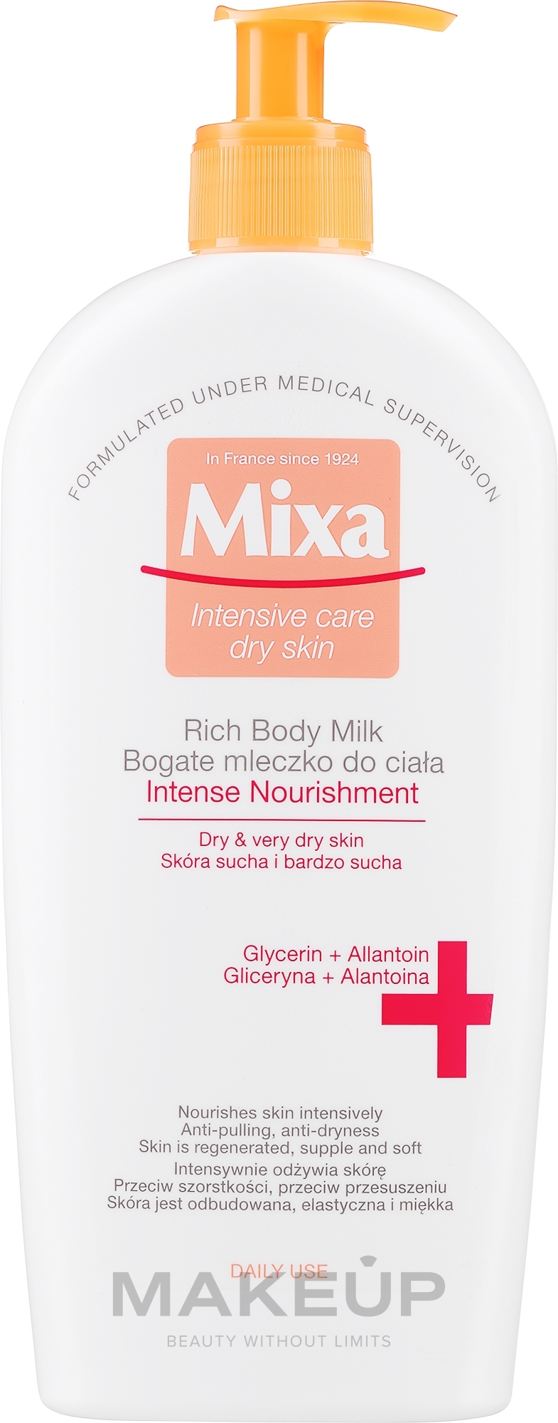 Nährende Körpermilch - Mixa Shea Nourish Body Milk — Bild 400 ml