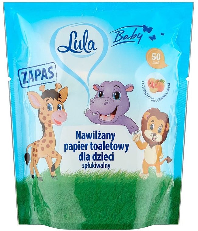 Nasses Toilettenpapier für Kinder Pfirsich - Lula Baby Wet — Bild N1