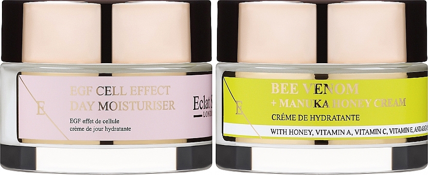 Gesichtspflegeset - Eclat Skin London Bee Venom + Manuka Honey + EGF Cell Effect (Gesichtscreme 2x50ml) — Bild N1