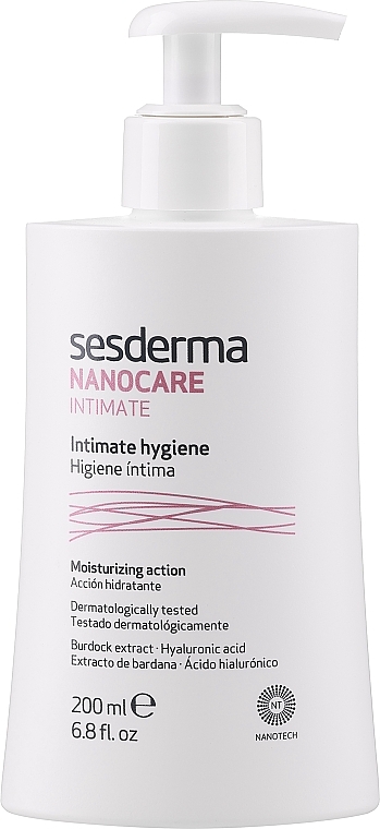 Gel für die Intimhygiene - SesDerma Laboratories Nanocare Intimate Hygiene Gel