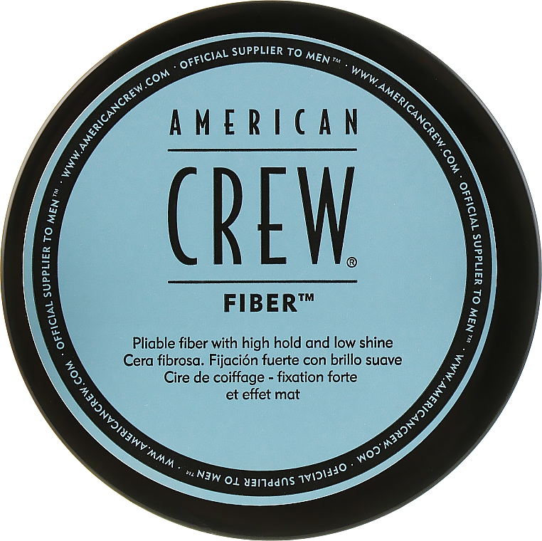 Modellierende Haarpasta mit starkem Halt und Matt-Effekt - American Crew Fiber