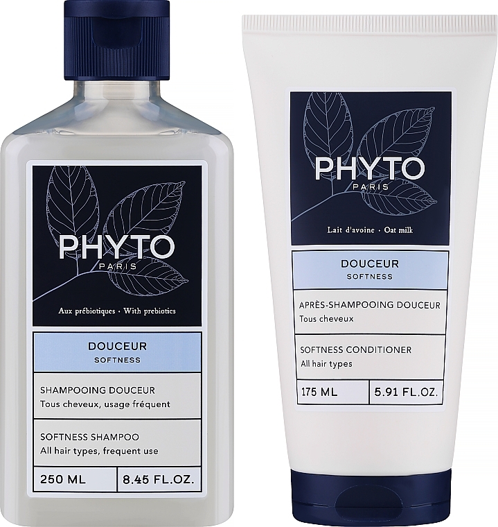 Haarpflegeset - Phyto Softness Set (Shampoo 200ml + Conditioner 175ml)  — Bild N1