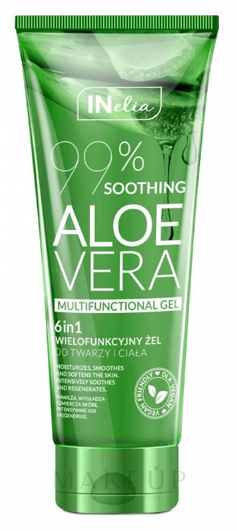 Multifunktionales Gesichts- und Körpergel mit 99% Aloe Vera - Revers INelia 99% Soothing Aloe Vera Gel — Bild 250 ml