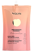 Düfte, Parfümerie und Kosmetik Peeling-Maske für das Gesicht Pfirsich - Yolyn Peach Vibes 2 In 1 Peeeling-Mask