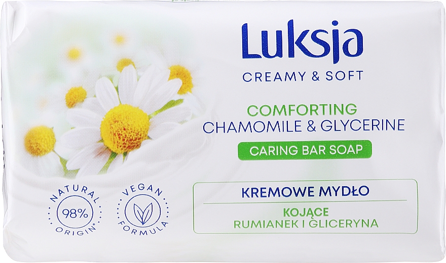 Creme-Seife mit Kamille und Glycerin - Luksja Camomile Glycerine Soap — Bild N1