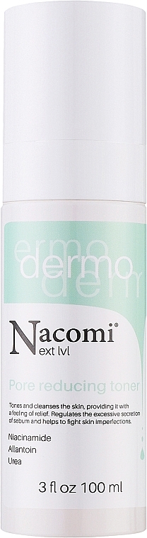 Reinigender Toner für empfindliche und zu Akne neigende Haut - Nacomi Dermo Pore Reducing Toner  — Bild N1