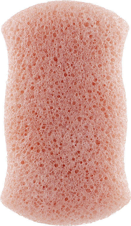 100% Natürlicher Konjac-Schwamm für den Körper mit rosa Tonerde - The Konjac Sponge Company Premium Six Wave Body Puff French Pink Clay — Bild N2