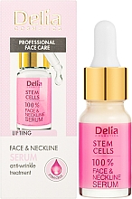 Intensiv verjüngendes Anti-Falten Gesichts- und Halsserum mit Stammzellen - Delia Face Care Stem Sells Face Neckline Intensive Serum — Bild N2