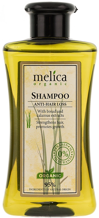 Pflegeshampoo gegen Haarausfall mit Kalmusextrakten - Melica Organic Anti-hair Loss Shampoo — Bild N1