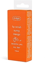 Ziaja Lip Scrub Sunny Mango  - Lippenpeeling Sunny Mango in Tube — Bild N2