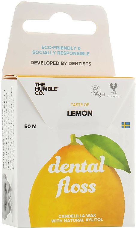 Zahnseide Zitrone - The Humble Co. Dental Floss Lemon — Bild N1