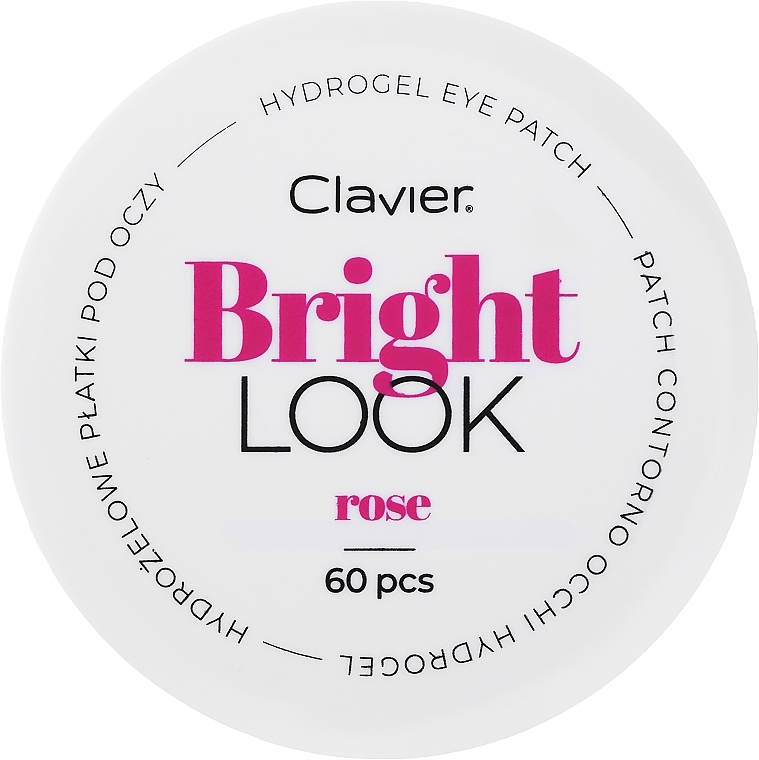 Hydrogel-Augenpatches mit Rose - Clavier Bright Look Rose Hydrogel Eye Patch — Bild N1