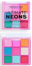 Düfte, Parfümerie und Kosmetik Lidschatten-Palette - Makeup Revolution Artist Collection Ultimate Neon Palette