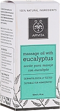 Massageöl mit Eukalyptus - Apivita Natural Massage Oil with Eucalyptus — Bild N2
