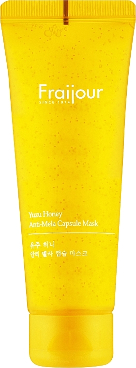 Aufhellende Gesichtsmaske in Kapseln ohne Ausspülen  - Fraijour Yuzu Honey Anti-Mela Capsule Mask  — Bild N1