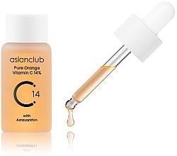 GESCHENK! Gesichtsserum mit Vitamin C - Asianclub Pure Orange Vitamin C 14% — Bild N2