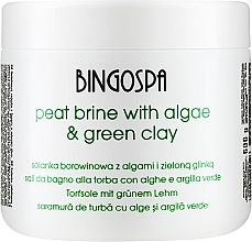 Düfte, Parfümerie und Kosmetik Torf Badesalz mit grünem Lehm - BingoSpa Brine Mud With Green Clay