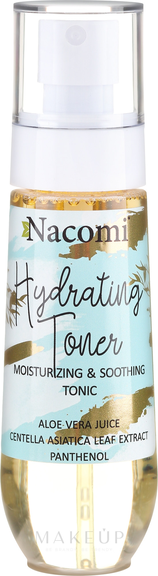 Beruhigendes und feuchtigkeitsspendendes Gesichtstonikum - Nacomi Hydrating Moisturizing & Soothing Tonic — Bild 80 ml