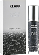 Düfte, Parfümerie und Kosmetik Anti-Aging Gesichtsserum mit Kaviar-Extrakt und Juvinity - Klapp Caviar Power Imperial Serum
