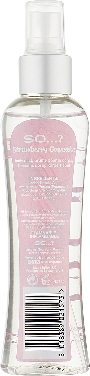 Körperspray - So…? Strawberry Cupcake Body Mist — Bild N3