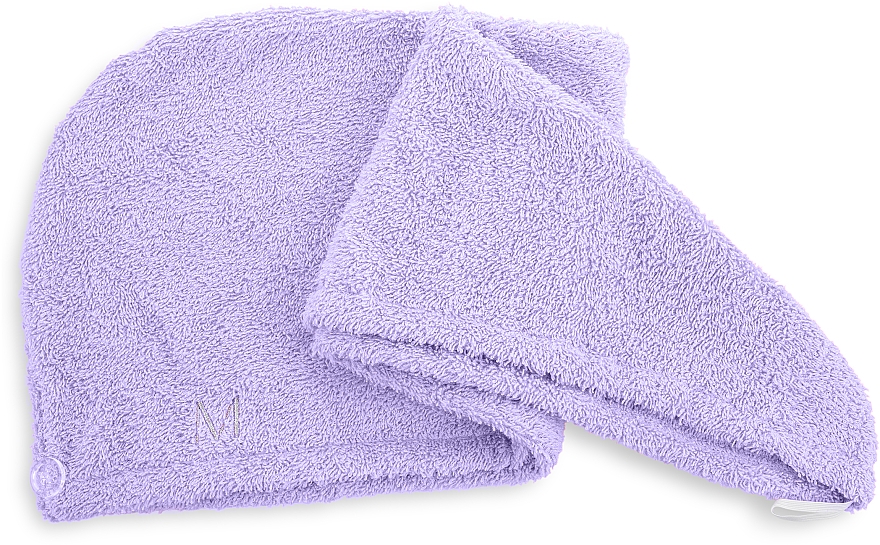 Turban-Handtuch für das Haar lila - MAKEUP — Bild N3