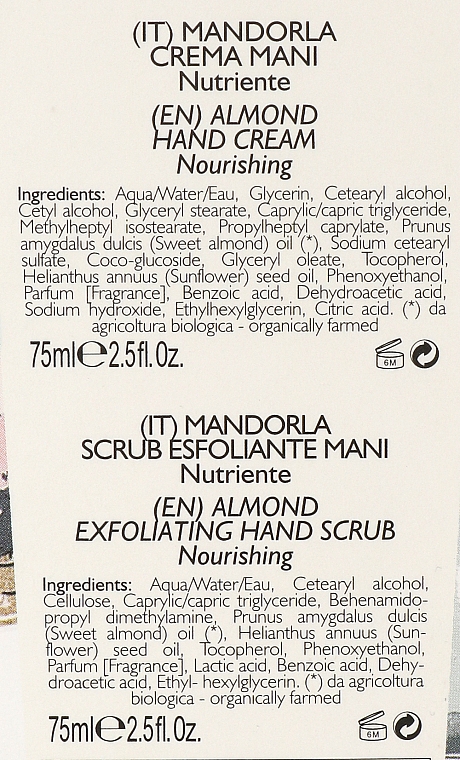 Handpflegeset - Phytorelax Laboratories Almond Body Ritual (Handcreme 75ml + Handpeeling 75ml) — Bild N4