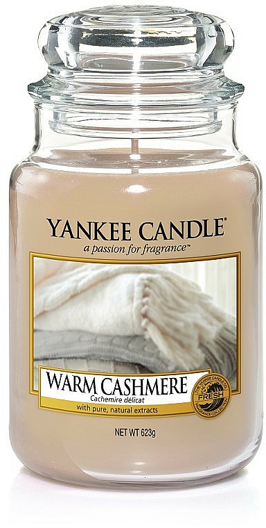 Duftkerze im Glas Warm Cashmere - Yankee Candle Warm Cashmere Jar — Bild N1