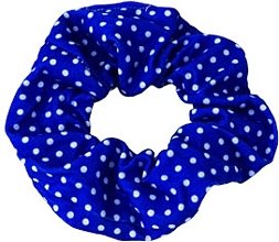 Haargummi blauer Tupfen - Lolita Accessories Scrunchie — Bild N1