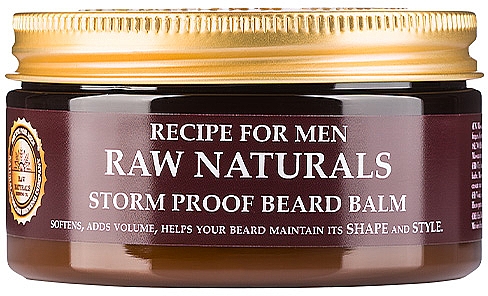 Bartbalsam - Recipe For Men RAW Naturals Storm Proof Beard Balm