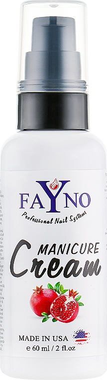 Feuchtigkeitsspendende Hand- und Nagelhautcreme mit Granatapfel - Fayno Manicure Cream — Bild N1