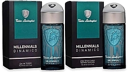 Düfte, Parfümerie und Kosmetik Tonino Lamborghini Millenials Dinamico - Duftset (Eau de Toilette 75ml + After Shave Lotion 75ml) 