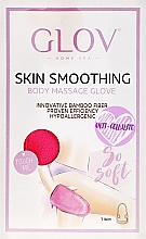 Düfte, Parfümerie und Kosmetik Handschuh für Körpermassage aus natürlichen Bambusfasern - Skin Smoothing Body Massage Smooth Purple