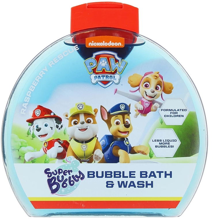 Badeschaum für Kinder - Nickelodeon Paw Patrol Superbubbly Bubble Bath & Wash — Bild N1