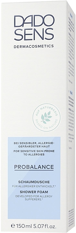 Duschschaum für empfindliche und zu Allergien neigende Haut - Dado Sens Probalance Shower Foam  — Bild N1
