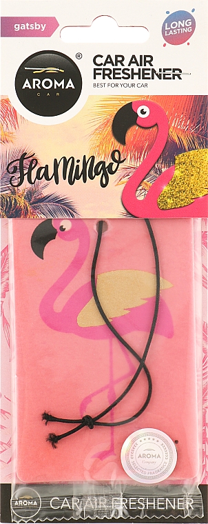 Autolufterfrischer - Aroma Car Animals Flamingo Gatsby — Bild N1
