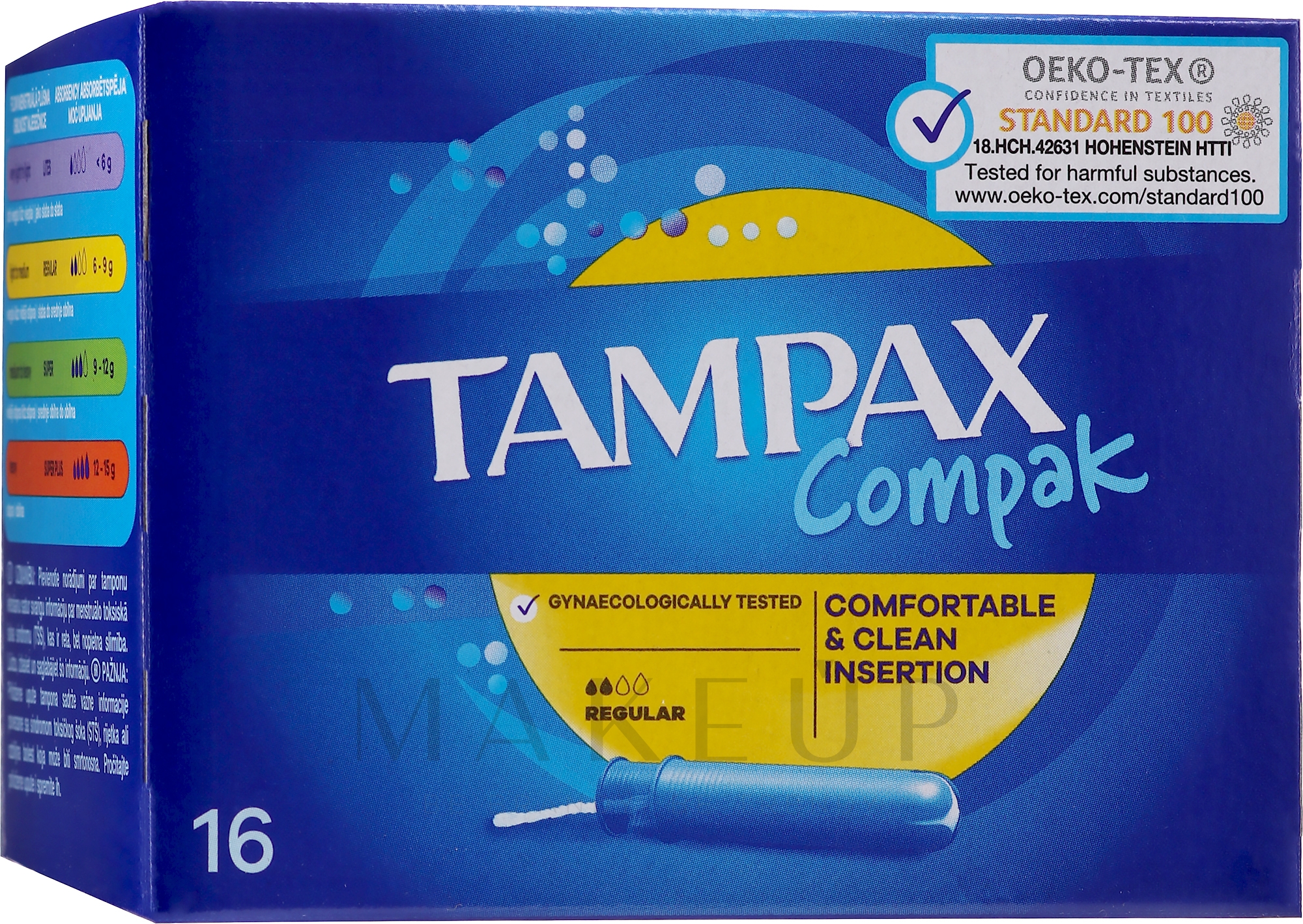 Tampons mit Applikator 16 St. - Tampax Compak Regular — Bild 16 St.